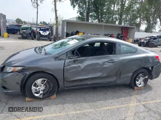 2013 Honda Civic Cpe LX with VIN 2HGFG3B58DH521213, listed as a IAAI auction lot 42042878 with 46,865 mi miles. Bid and sale history available at carsss.com. Image 6.