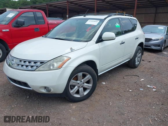 2007 Nissan Murano SE with VIN JN8AZ08W67W630135, listed as a IAAI auction lot 42409844 with Not provided miles and . Bid and sale history available at DreamBid. Image 2.