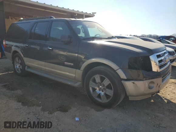 2007 Ford Expedition Max Eddie Bauer with VIN 1FMFK18547LA91675, listed as a Copart auction lot 46532425 with 232,784 mi miles and Salvage Title. Bid and sale history available at DreamBid. Image 4.