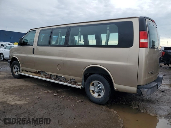 2006 Chevrolet Express Passenger with VIN 1GAHG39U561269015, listed as a Copart auction lot 46694605 with 91,316 mi miles and Clean title. Bid and sale history available at DreamBid. Image 2.
