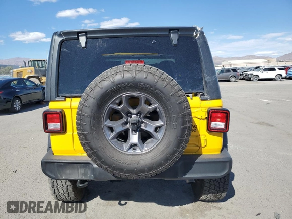 2021 Jeep Wrangler Sport with VIN 1C4GJXAG1MW631732, listed as a Copart auction lot 76422494 with 14,062 mi miles and Salvage Title. Bid and sale history available at DreamBid. Image 6.