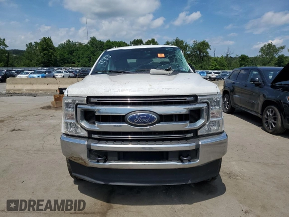 2021 Ford F-250 XL with VIN 1FT7X2BN7MED02683, listed as a Copart auction lot 62526155 with Not provided miles and Salvage title. Bid and sale history available at DreamBid. Image 5.