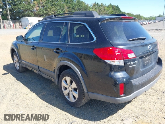 2012 Subaru Outback 2.5i Prem with VIN 4S4BRBGC9C3238924, listed as a IAAI auction lot 42048018 with 177,672 mi miles. Bid and sale history available at carsss.com. Image 3.