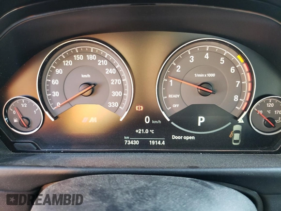 2017 BMW M4 with VIN WBS3R9C59HK709517, listed as a Copart auction lot 68943103 with 73,430 mi miles. Bid and sale history available at carsss.com. Image 9.
