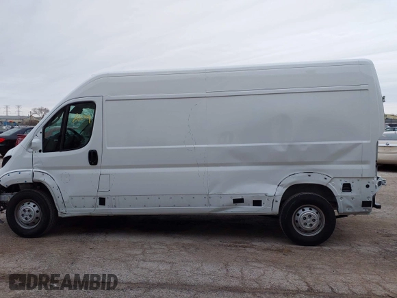 2023 Ram ProMaster Cargo with VIN 3C6LRVDG9PE603061, listed as a IAAI auction lot 41978109 with 12,921 mi miles. Bid and sale history available at carsss.com. Image 15.