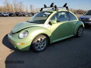 2003 Volkswagen Beetle GLS z VIN 3VWCD21C13M422685, wystawiony jako Copart lot #43128335 z przebiegiem 274 384 mil mil oraz Szkoda całkowita • Salvage title. Historia ofert i sprzedaży dostępna na DreamBid. Obrazek 1.