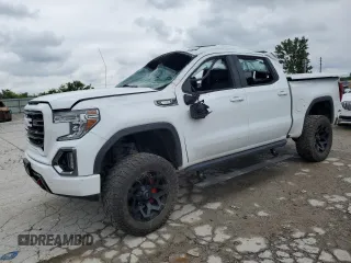 2021 GMC Sierra 1500 AT4 with VIN 1GTU9EETXMZ108179, listed as a Copart auction lot 58337035 with Not provided miles and Salvage title. Bid and sale history available at DreamBid. Image 1.