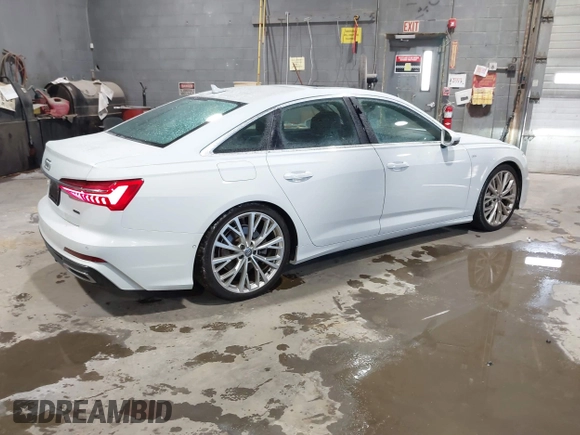 2019 Audi A6 Prestige with VIN WAUM2AF27KN026348, listed as a IAAI auction lot 41380885 with 66,272 mi miles. Bid and sale history available at carsss.com. Image 4.