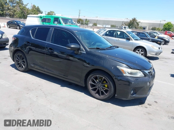 2012 Lexus CT 200h z VIN JTHKD5BH4C2053787, wystawiony jako IAAI lot #42533598 z przebiegiem 260 264 mil mil oraz . Historia ofert i sprzedaży dostępna na DreamBid. Obrazek 1.