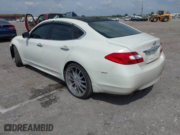 2011 Infiniti M with VIN JN1BY1AP7BM325701, listed as a IAAI auction lot 41861484 with 151,955 mi miles and . Bid and sale history available at DreamBid. Image 3.