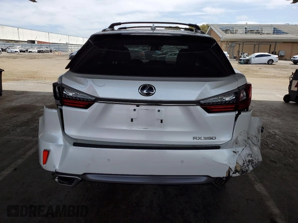 2017 Lexus RX 350 with VIN JTJBZMCA2H2024954, listed as a Copart auction lot 63226975 with 80,602 mi miles and Salvage title. Bid and sale history available at DreamBid. Image 6.