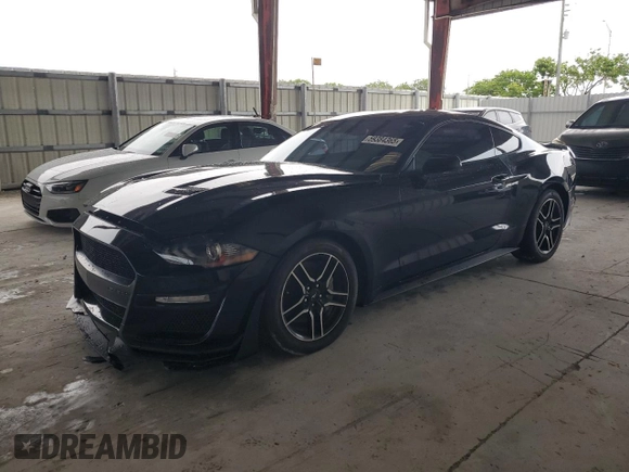 2021 Ford Mustang GT with VIN 1FA6P8CF2M5128419, listed as a Copart auction lot 59384365 with 46,266 mi miles and Non repairable. Bid and sale history available at DreamBid. Image 1.