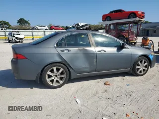 2004 Acura TSX w/Navigation with VIN JH4CL96984C035497, listed as a Copart auction lot 47575605 with 233,266 mi miles and Salvage Title. Bid and sale history available at carsss.com. Image 3.