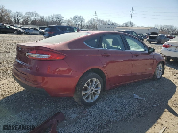2019 Ford Fusion Hybrid SE with VIN 3FA6P0LU1KR210538, listed as a Copart auction lot 47863745 with 104,003 mi miles and Salvage Title. Bid and sale history available at carsss.com. Image 3.