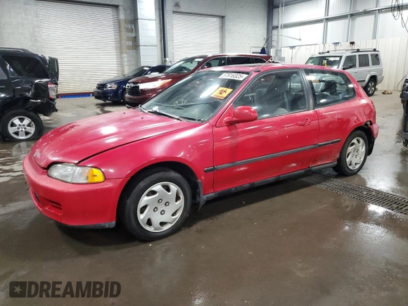 1995 Honda Civic z VIN 2HGEH3382SH523067, wystawiony jako Copart lot #57916325 z przebiegiem 254 937 mil mil oraz Czysty tytuł • Clean title. Historia ofert i sprzedaży dostępna na DreamBid. Obrazek 1.