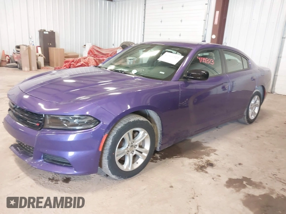 2023 Dodge Charger SXT with VIN 2C3CDXBG1PH571785, listed as a IAAI auction lot 41991323 with 46,563 mi miles. Bid and sale history available at carsss.com. Image 17.
