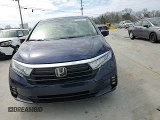 2022 Honda Odyssey EX-L with VIN 5FNRL6H74NB036835, listed as a Copart auction lot 50445655 with 55,276 mi miles and Salvage Title. Bid and sale history available at DreamBid. Image 11.