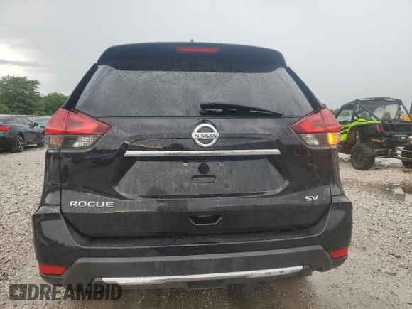 2017 Nissan Rogue SV with VIN KNMAT2MT4HP610630, listed as a Copart auction lot 61088995 with 83,885 mi miles and Salvage title. Bid and sale history available at DreamBid. Image 6.