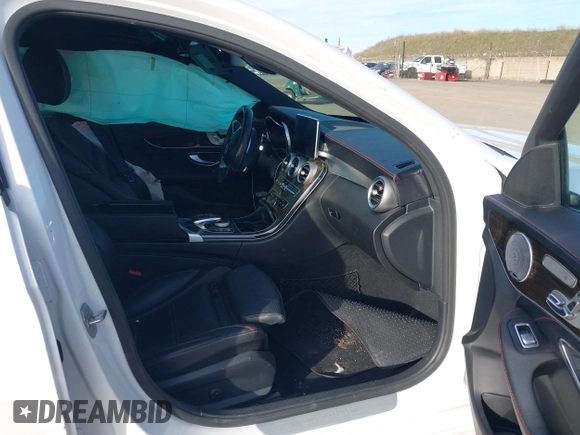 2018 Mercedes-Benz C 43 AMG with VIN 55SWF6EB5JU255881, listed as a IAAI auction lot 41279457 with 67,938 mi miles and . Bid and sale history available at carsss.com. Image 5.
