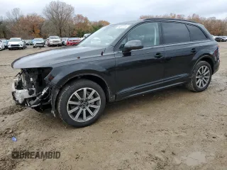 2022 Audi Q7 Premium Plus with VIN WA1LJBF76ND016305, listed as a Copart auction lot 84817174 with 46,895 mi miles and Salvage title. Bid and sale history available at DreamBid. Image 1.