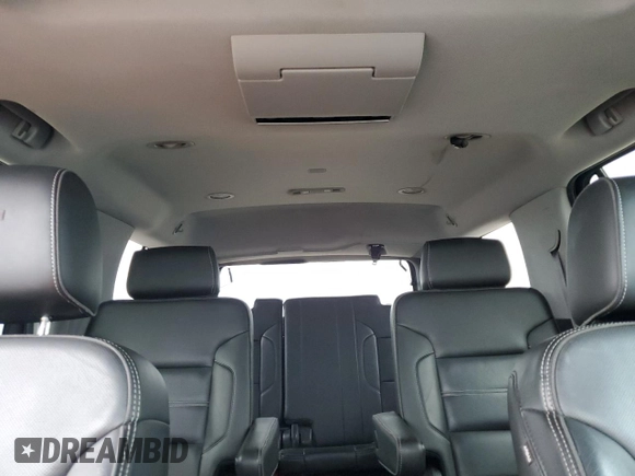 2017 GMC Yukon Denali with VIN 1GKS1CKJ9HR209990, listed as a Copart auction lot 43654895 with 0 mi miles and Salvage Title. Bid and sale history available at carsss.com. Image 10.
