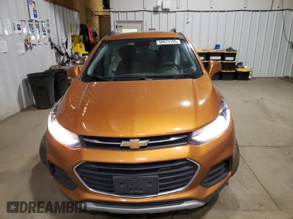 2017 Chevrolet Trax LT z VIN 3GNCJPSB1HL160914, wystawiony jako Copart lot #58673105 z przebiegiem 64 853 mil mil oraz Szkoda całkowita • Salvage title. Historia ofert i sprzedaży dostępna na DreamBid. Obrazek 5.