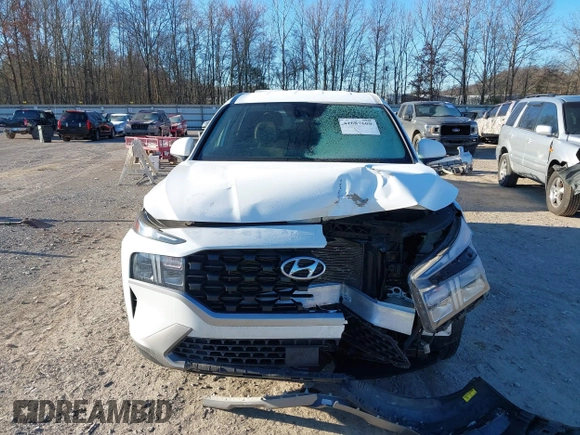 2022 Hyundai Santa Fe SE with VIN 5NMS1DAJ1NH436920, listed as a IAAI auction lot 41687608 with 31,704 mi miles. Bid and sale history available at carsss.com. Image 12.