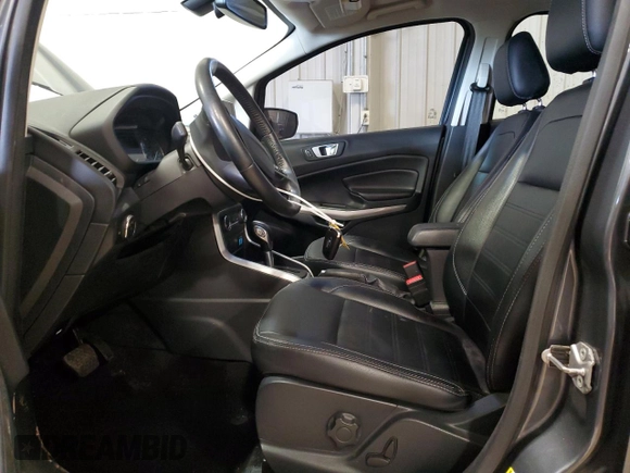 2018 Ford EcoSport Titanium z VIN MAJ6P1WL3JC247791, wystawiony jako Copart lot #46107425 z przebiegiem 54 459 mil mil oraz Szkoda całkowita • Salvage title. Historia ofert i sprzedaży dostępna na DreamBid. Obrazek 7.