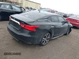 2017 Nissan Maxima S with VIN 1N4AA6AP9HC428942, listed as a IAAI auction lot 41143310 with 81,987 mi miles and . Bid and sale history available at DreamBid. Image 4.