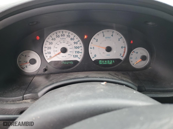 2007 Chrysler Town & Country LWB LX with VIN 2A4GP44R77R190299, listed as a Copart auction lot 46436835 with 198,245 mi miles and Salvage Title. Bid and sale history available at carsss.com. Image 9.