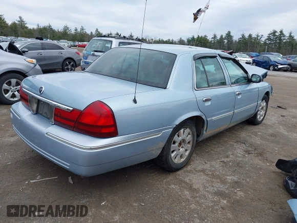 2005 Mercury Grand Marquis LS Premium z VIN 2MEFM75W85X669256, wystawiony jako IAAI lot #41966865 z przebiegiem 145 366 mil mil oraz . Historia ofert i sprzedaży dostępna na DreamBid. Obrazek 4.