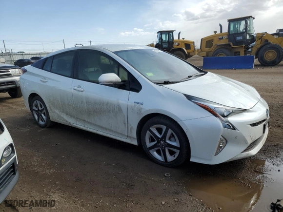 2017 Toyota Prius Two with VIN JTDKARFU6H3049167, listed as a Copart auction lot 45735005 with 0 mi miles and Salvage Title. Bid and sale history available at carsss.com. Image 4.