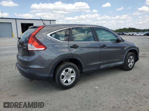 2014 Honda CR-V LX with VIN 2HKRM4H39EH697115, listed as a Copart auction lot 48355225 with 158,671 mi miles and Salvage Title. Bid and sale history available at carsss.com. Image 3.