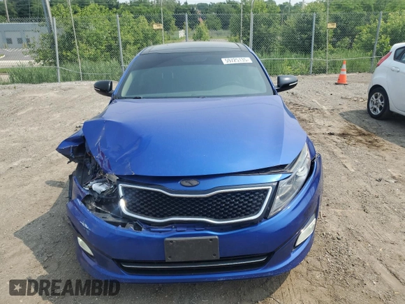 2015 Kia Optima SX Turbo with VIN 5XXGR4A63FG392431, listed as a Copart auction lot 59725135 with 138,002 mi miles and Salvage title. Bid and sale history available at DreamBid. Image 5.