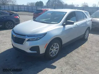 2022 Chevrolet Equinox LS with VIN 2GNAXHEV6N6100340, listed as a IAAI auction lot 41594958 with 109,436 mi miles. Bid and sale history available at carsss.com. Image 17.