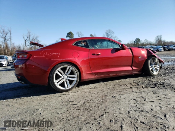 2017 Chevrolet Camaro 2LT with VIN 1G1FD1RSXH0157211, listed as a Copart auction lot 39747063 with 77,440 mi miles. Bid and sale history available at carsss.com. Image 3.