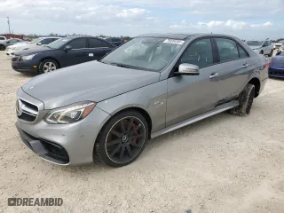 2015 Mercedes-Benz E-Class E 63 AMG S-Model with VIN WDDHF7GB6FB093272, listed as a Copart auction lot 75039284 with 84,832 mi miles and Salvage Title. Bid and sale history available at carsss.com. Image 1.