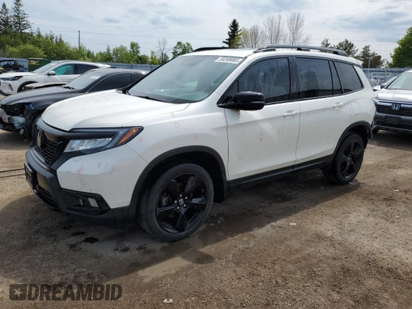 2019 Honda Passport Touring with VIN 5FNYF8H97KB501488, listed as a Copart auction lot 59269085 with 158,006 mi miles and Salvage title. Bid and sale history available at DreamBid. Image 1.