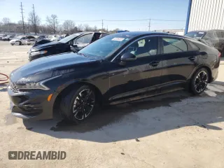 2021 Kia K5 GT-Line with VIN 5XXG64J22MG080264, listed as a Copart auction lot 48386005 with 20,684 mi miles and Salvage Title. Bid and sale history available at carsss.com. Image 1.