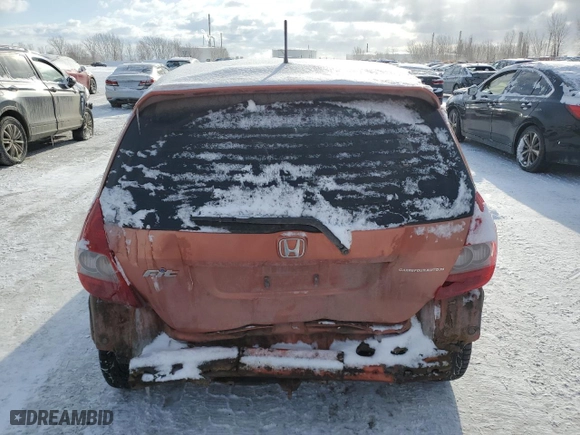 2007 Honda Fit Sport with VIN JHMGD38647S807874, listed as a Copart auction lot 43990335 with 257,120 mi miles and Salvage Title. Bid and sale history available at carsss.com. Image 6.