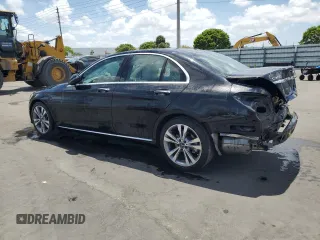 2019 Mercedes-Benz C 300 with VIN WDDWF8DB2KR482025, listed as a Copart auction lot 53960605 with 23,292 mi miles and Salvage Title. Bid and sale history available at DreamBid. Image 2.