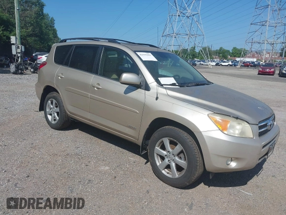 2007 Toyota RAV4 Limited z VIN JTMBD31V076040062, wystawiony jako IAAI lot #42595901 z przebiegiem 220 143 mil mil oraz . Historia ofert i sprzedaży dostępna na DreamBid. Obrazek 1.