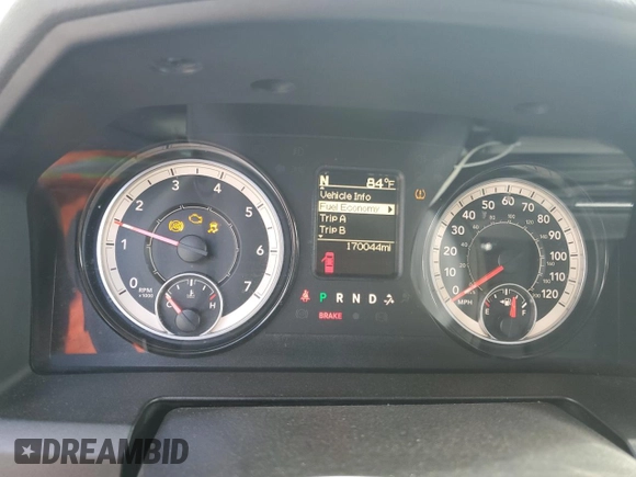 2019 Ram 1500 Classic Express with VIN 1C6RR6FGXKS552351, listed as a Copart auction lot 79248084 with 170,044 mi miles and Non Repairable. Bid and sale history available at carsss.com. Image 9.