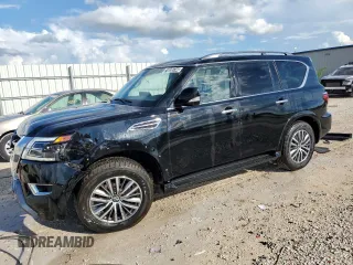2023 Nissan Armada SL with VIN JN8AY2BD8P9693094, listed as a Copart auction lot 74035744 with 43,438 mi miles and Clean Title. Bid and sale history available at carsss.com. Image 1.