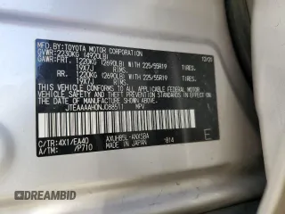 2022 Toyota Venza LE with VIN JTEAAAAH0NJ088511, listed as a Copart auction lot 53174695 with 53,910 mi miles and Salvage Title. Bid and sale history available at carsss.com. Image 16.