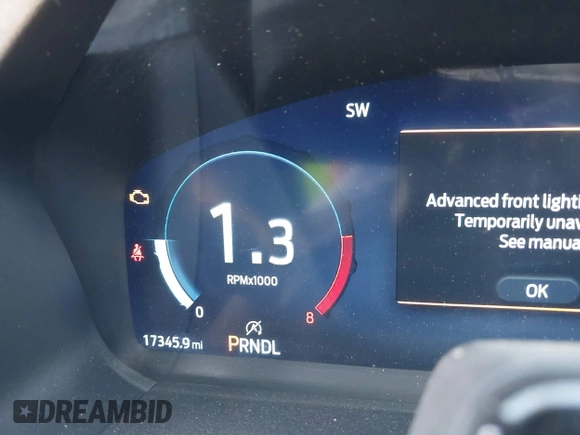 2025 Ford Explorer with VIN 1FMUK8HH9SGA53435, listed as a IAAI auction lot 42226284 with 17,345 mi miles and . Bid and sale history available at DreamBid. Image 16.