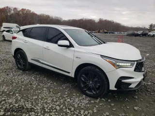 2020 Acura RDX w/A-Spec Pkg with VIN 5J8TC2H68LL037147, listed as a Copart auction lot 81382204 with 52,702 mi miles and Salvage Title. Bid and sale history available at carsss.com. Image 4.