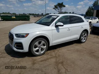 2021 Audi Q5 Premium Plus z VIN WA1BAAFY3M2112319, wystawiony jako Copart lot #59961475 z przebiegiem 50 696 mil mil oraz Nie do naprawy • Non repairable. Historia ofert i sprzedaży dostępna na DreamBid. Obrazek 1.