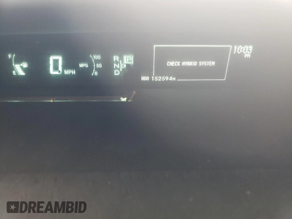 2010 Toyota Prius II with VIN JTDKN3DU7A0118086, listed as a Copart auction lot 44643905 with 152,594 mi miles and Salvage Title. Bid and sale history available at carsss.com. Image 9.