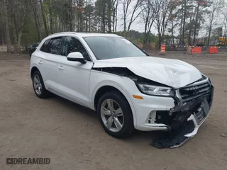 2018 Audi Q5 Premium Plus with VIN WA1BNAFY6J2080465, listed as a IAAI auction lot 41941203 with 79,724 mi miles. Bid and sale history available at carsss.com. Image 1.